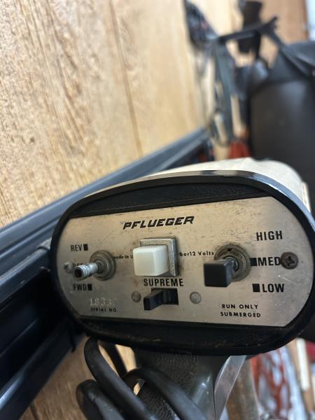 Pflueger Antique Trolling Motor,Runs great!
