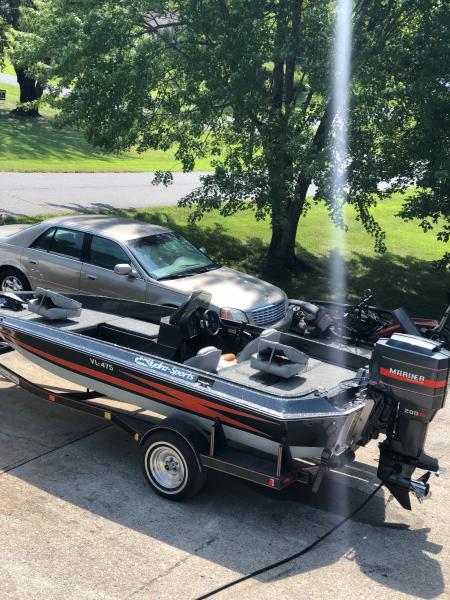 1984 Bass Boat   Motor and Trailer
