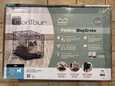 FOLDING DOG CRATE FOR SMALL TOY DOGS