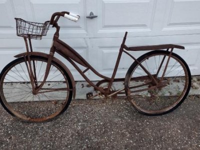 Old Bicycle Yard Decoration