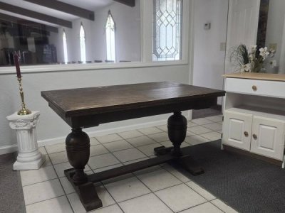 Solid wood kitchen table