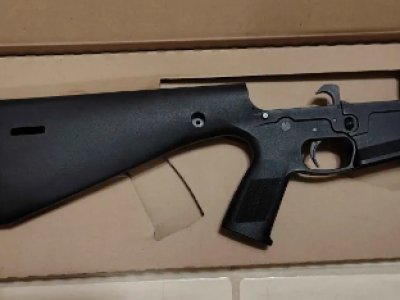 KE Arms KP-15 complete polymer AR-15 lower w/stock