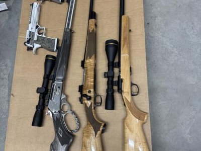 Rifles and pistols