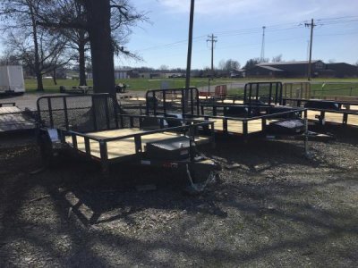 New 82â€x12â€™ Utility Trailer W/ TOOL BOX