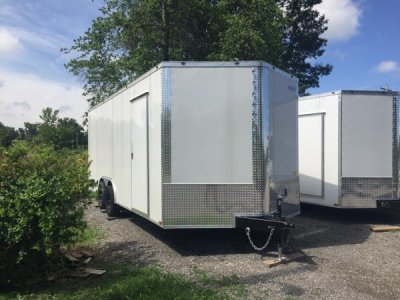 NEW 8.5X20' CYNERGY ENCLOSED TRAILER W/ 5200LB AXLES