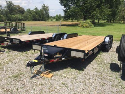 NEW 20' CARHAULER W/ TOOLBOX, 3500LB AXLES
