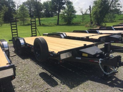 NEW 20' CARHAULER TRAILER W/ 7000LB AXLES