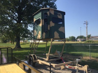 NEW 6'X6' REDNECK BLIND W/ TRAILER
