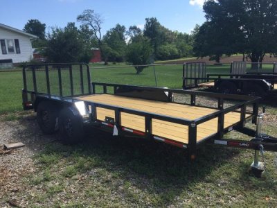 NEW 82"X18' TANDEM UTILITY TRAILER