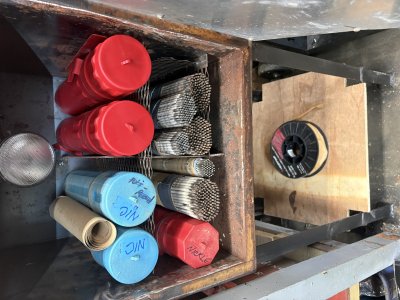 Welding Cabinet and Supplies