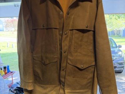 Filson tin cloth packer jacket