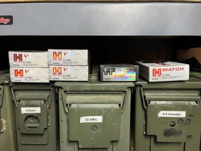 Hornady 22ARC Factory ammo