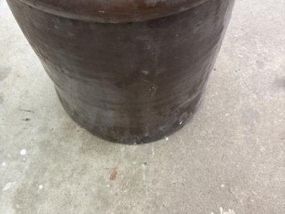 Antique stoneware storage crock. 8 gallon