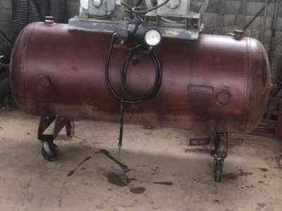 Air compressor on wheels